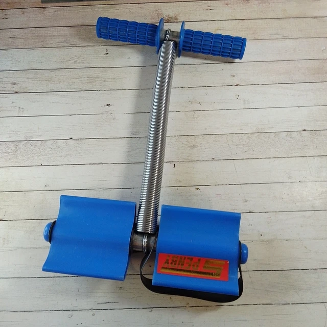 VINTAGE TUMMY TRIMMER Exercise rowing spring action 1980s £17.95 ...