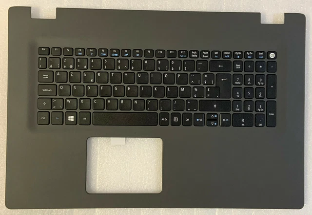 Clavier AZERTY Belge Pour Acer Swift SF315-41 - Modèle 6B.GUBN5.026 - Gris Rétroéclairé