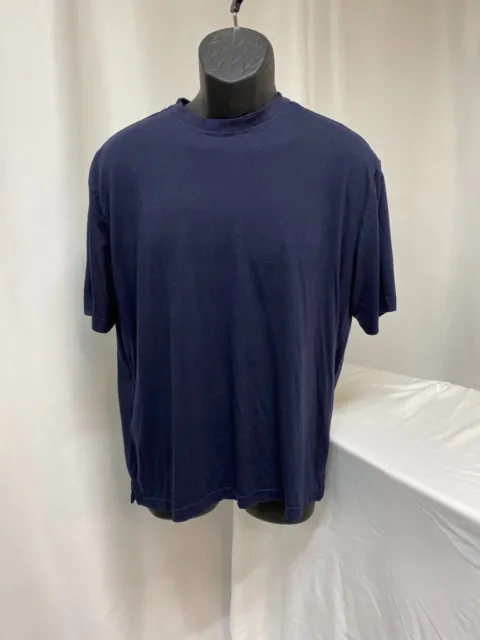 Men's T-shirt, Marc Edwards, Navy Blue, XL, Short Sleeve