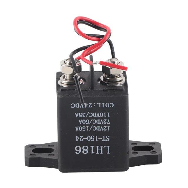 (24VDC)Starter Solenoid ABS Engine Start Relay 2 Terminals Good Conductivity