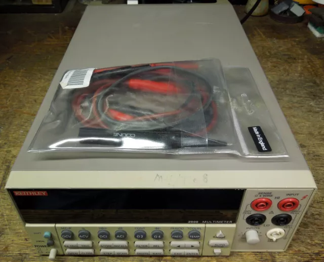 Keithley 2000 6-1/2 Digit Bench Multimeter 100% tested, with test leads