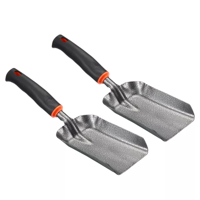 2Pcs Garden Trowel Gardening Hand Shovel Square Head Flower Bed Transplant Tools