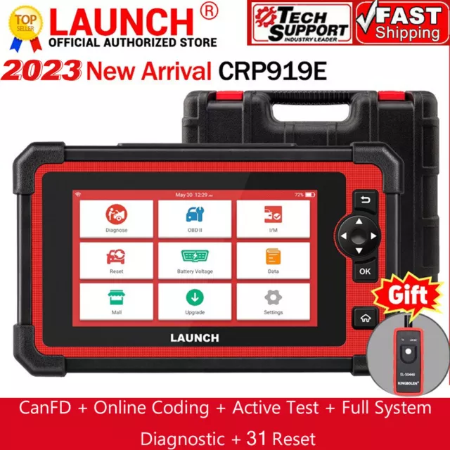 LAUNCH CRP919E como MK808 PRO+ Escáner OBD2 Diagnóstico Automático SISTEMA COMPLETO EPB