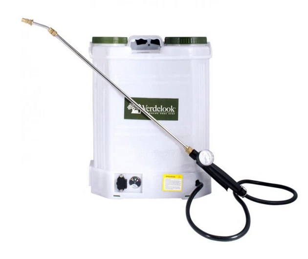 Pompa Irroratrice Con Batteria Pompa A Spalla Elettrica 8L - Nebulizzatore Ricaricabile Per Giardino, Grigio Nebulizzatore A Batteria 16 Litri - Foto 9