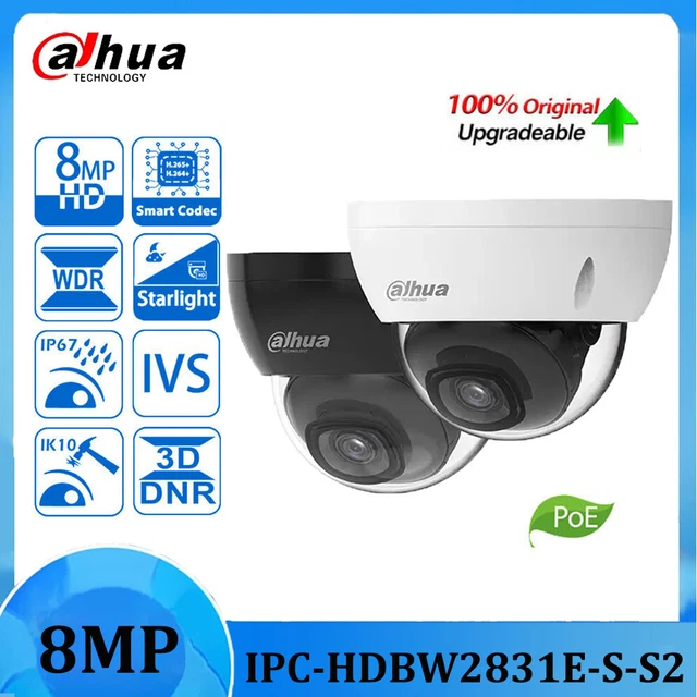 DAHUA - Telecamera IP 8MP H.265 Starlight Microfono PoE - Foto 5