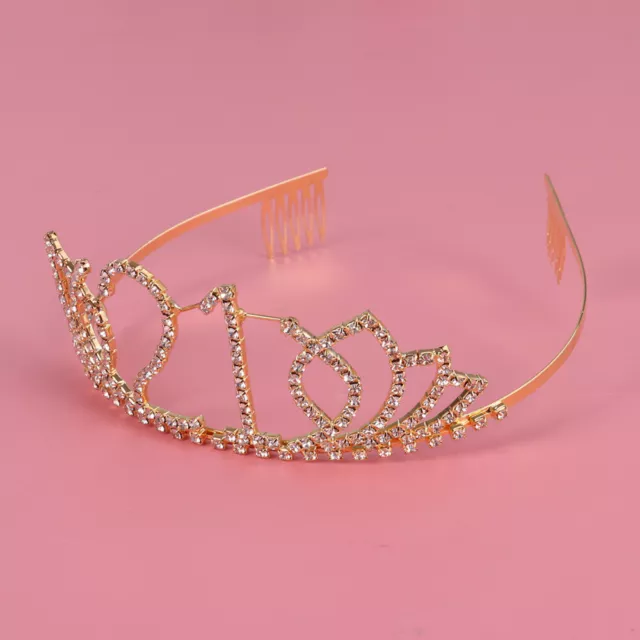 21st Birthday Tiara with Comb for Party, Wedding & Prom