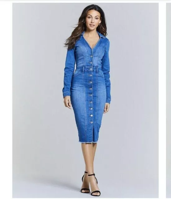 Very denim dress michelle keegan clearance