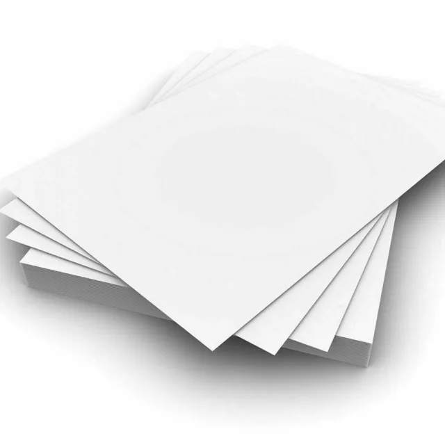 🔥A4 White Card 200gsm Thick Paper Cardboard Sheet Art Craft Print Smooth Copier