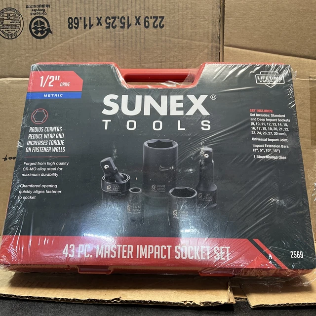 SUNEX TOOLS 2699 39 Piece 1/2