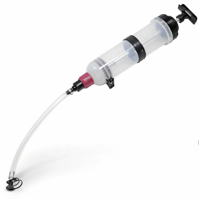TTI MANUAL FLUID EXTRACTOR 1.5L Syringe, Clear Cylinder, Quality Viton Seal