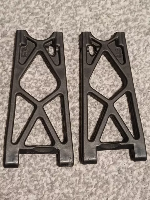 Arrma AR330333 Rear Lower Suspension Arms pair Nero Fazon Big Rock 6S