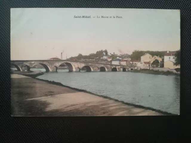 CPA 55 SAINT-MIHIEL - La Meuse et le Pont