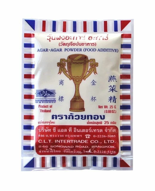[25g] TAZZA ORO Polvere di agar agar / POLVERE DI AGAR-AGAR Thailandia