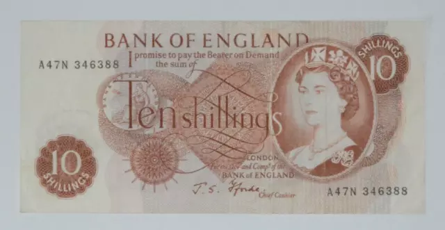 10 Shilling Note in excellent condition