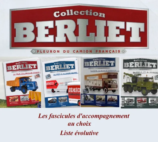 Collection Berliet - Fascicules d'accompagnement (au choix)