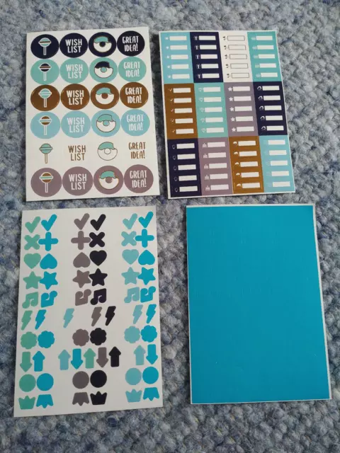 4 STICKERBOGEN - Scrapbooking, Planner, Art Journaling, Basteln #2