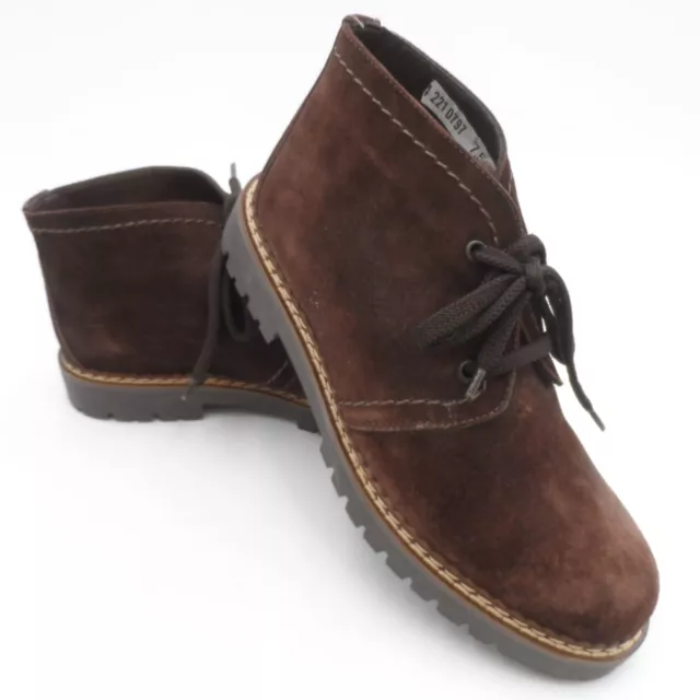 HUSH PUPPIES MENS Ankle Boots Suede Brown Leather Size 7.5 NEW £15.00 ...