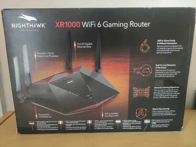 NETGEAR Nighthawk XR1000 Dual-Band Wi-Fi 6 Pro Gaming Router