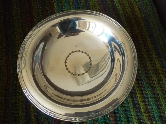 Antique Silver Plate Circular Tazza by Mappin & Webb Formal decoration