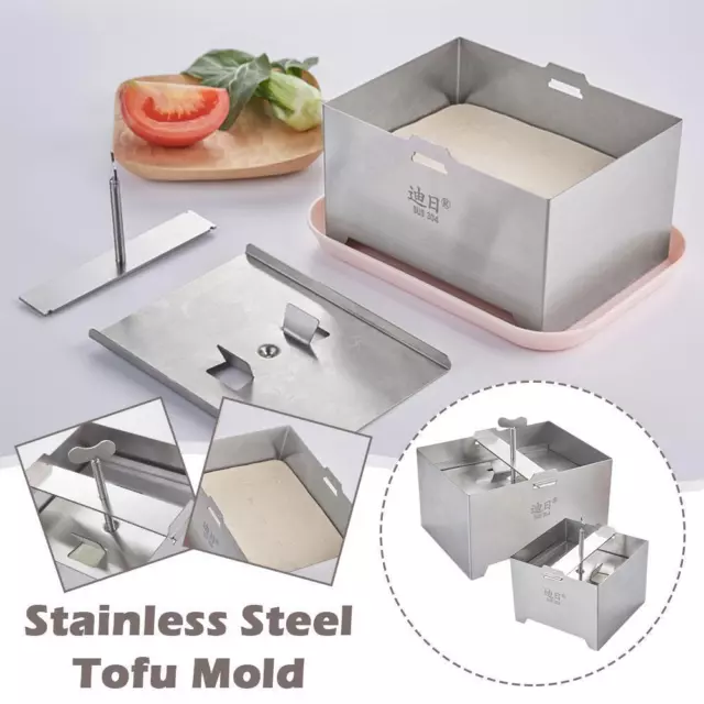 Metal Tofu and Cheese Press for DIY Home Cooking Lot M2