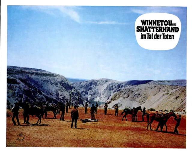 Winnetou und Shatterhand im Tal der Toten ORIG Aushangfoto Brice / Barker / May