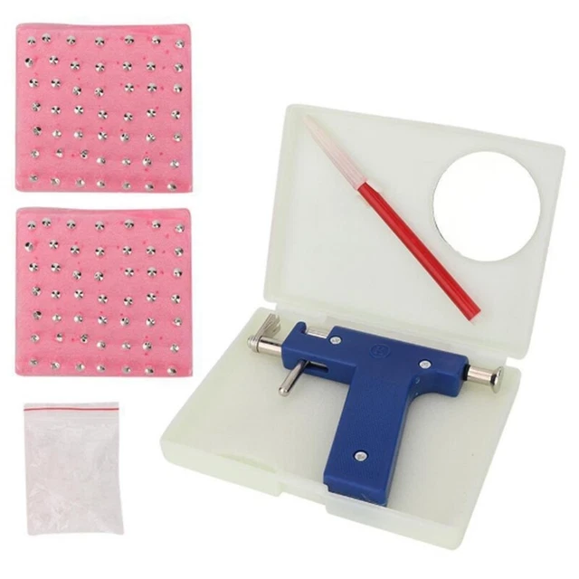 Kit de herramientas de perforación corporal de acero inoxidable perforación profesional oreja nariz ombligo F4Y6