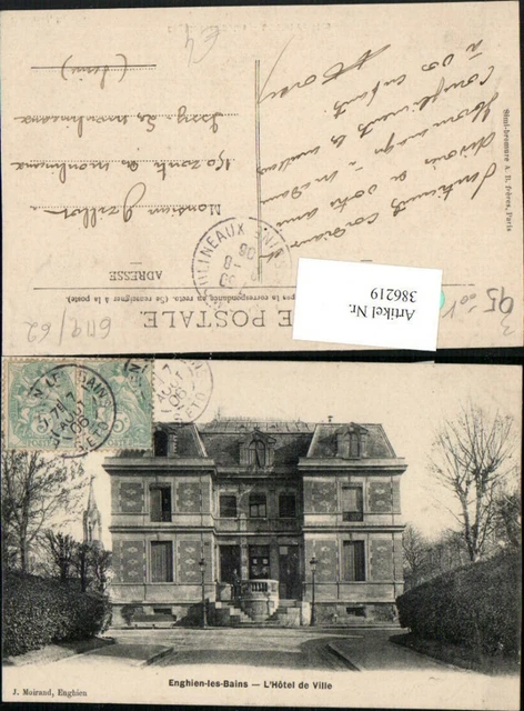 386219,Ile-de-France Val-Oise Enghien-les-Bains L'Hotel de Ville Rathaus