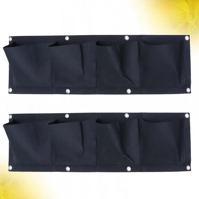 2 Pcs Fabric Plant Pots Hanging Indoor Planters Hanging Flower Pots Indoor Felt