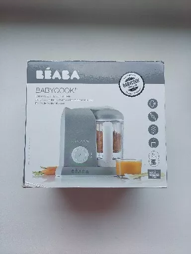 Beaba Babycook Baby Food Maker Steam Cooker Blender In One Light Grey- Tested