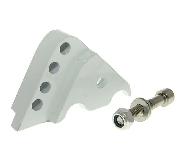 Kit Riser CNC 4-trou blanc - Aprilia Gulliver 50 AC