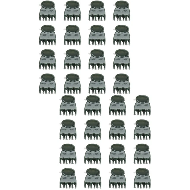 Clips De Soutien Pour Plantes Giantree - Lot De 50, Noir, Pour Orchidées Et Grimpantes