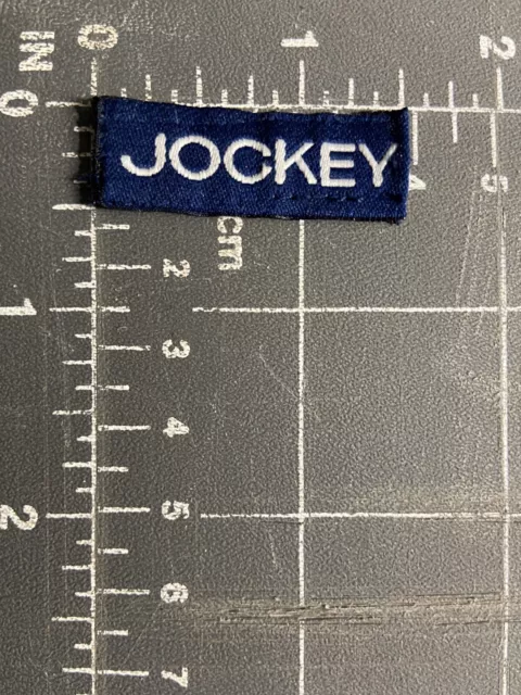 Jockey Marque Logo Patch Balise Vêtements Apparel sous - de Sport Soutiens -