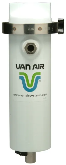 7 CFM Deliquescent Air Dryer, 1/2" Connections, 200 PSI Max Pressure, Van Air Sy
