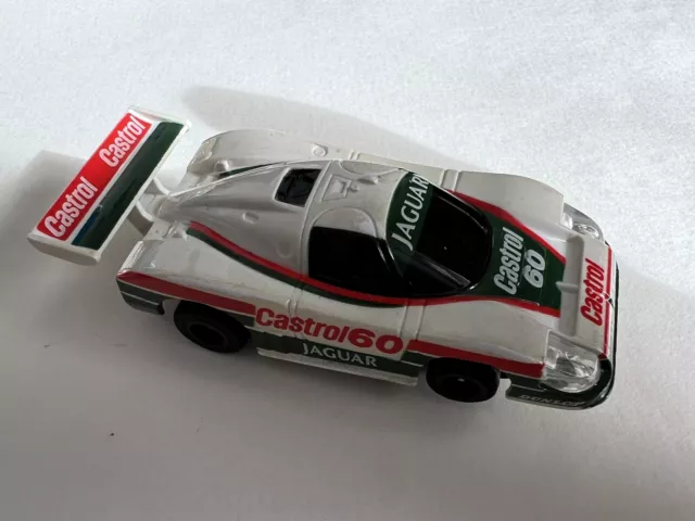 Tomy Aurora AFX Jaguar XJR9 Castrol #60 Le MANS WEC Lights 1/64 Scale Slot Car