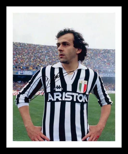 Michel Platini - Juventus Autographed Signed & Framed Photo