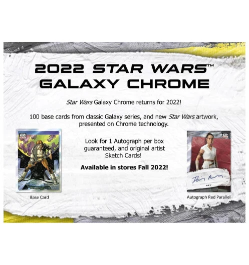 2022 Topps Star Wars Galaxy Chrome BASE - #1-100 FREE SHIPPING - ALL CARDS $0.99