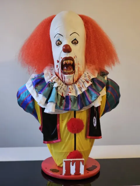 1:1 Tim Curry Style Life-size Full Torso Pennywise  Bust - from IT