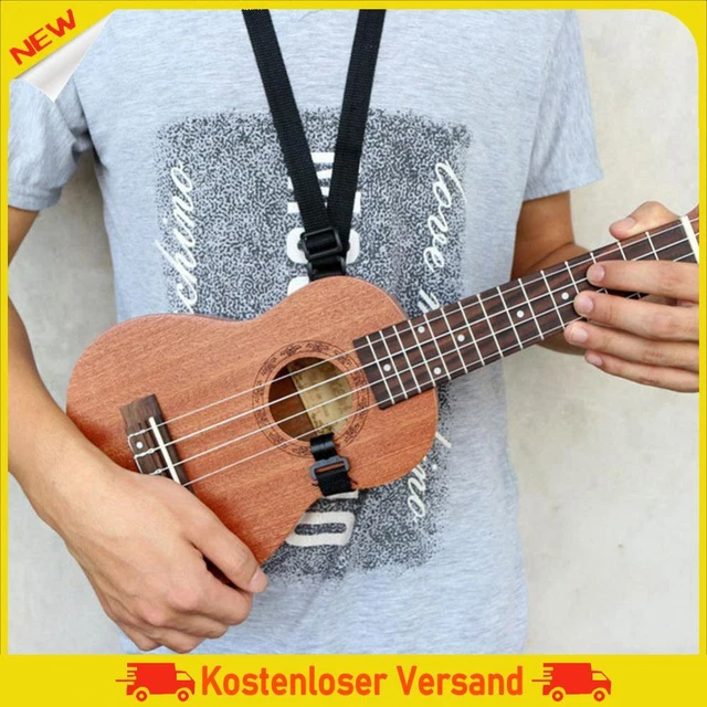 Verstellbare Nylon Neck Strap Sling mit Haken für Ukulele Gitarre Mandoline