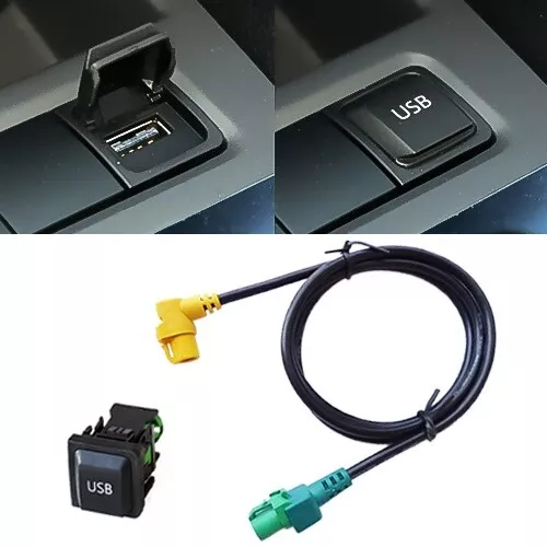 DE #5KD035726A USB Schalter Kabel Für VW RCD510 RNS510 USB Radio Jetta GOLF MK6 3