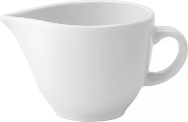 6x Cream/Milk Jug, 4oz, Pure White by Utopia White Porcelain, Crockery