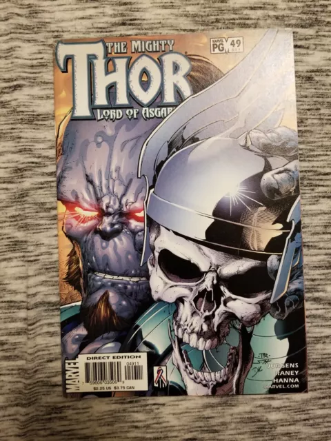 Thor #49 *DAMAGED COPY* The Mighty Thor Lord Of Asgard Dan Jurgens Marvel Comics