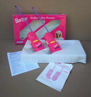 TALKIE WALKIE BARBIE BONTEMPI en BOITE FONCTIONNE jouet mannequin ETAT NEUF 1999 