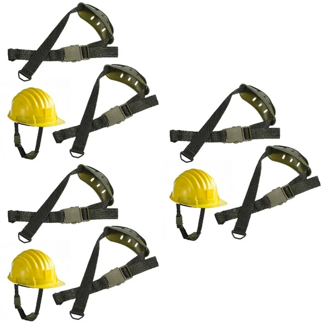 6 pz Casco Regolabile In Nylon Cinghia Mento Sostituzione Cappello Duro