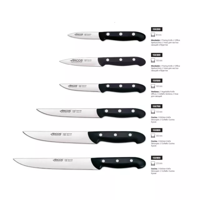 Cuchillo ARCOS Serie Maitre acero inoxidable cuchillos cocina envios 24/48 horas