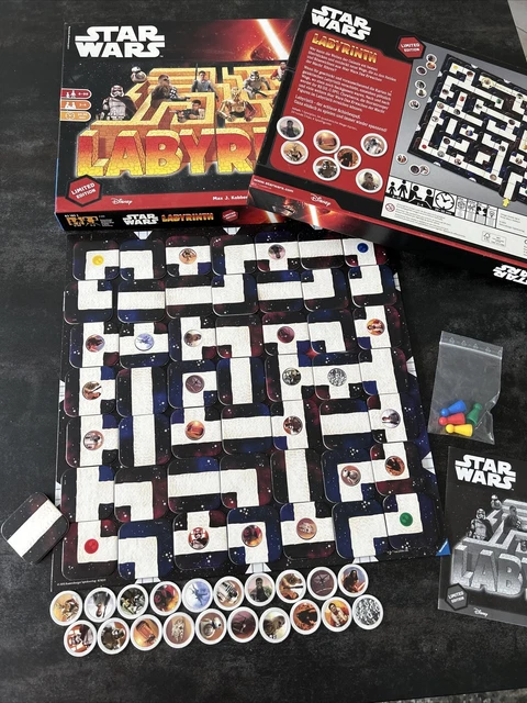 das verrückte Labyrinth WIE NEU Ravensburger STAR WARS limited edition vollständ
