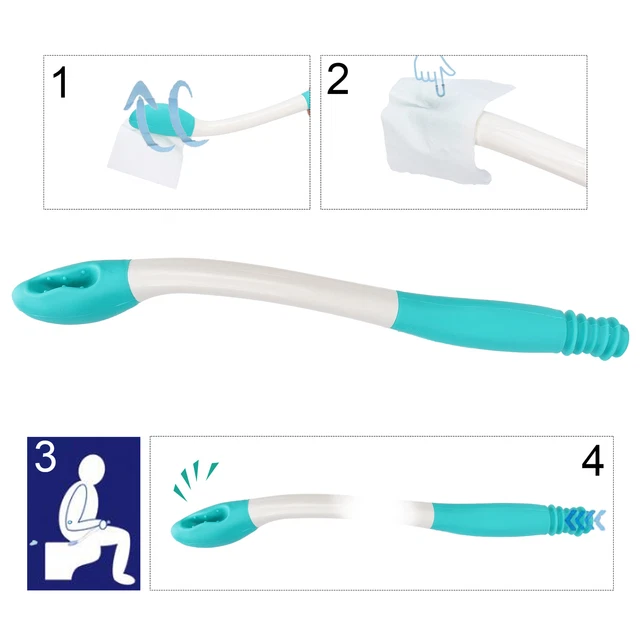 Tessuto WC ausilio per pulizia silicone comfort mobilità limitata anziani SLS