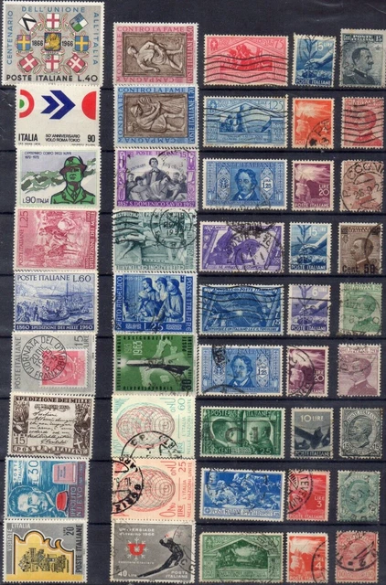 ITALIE ! Lot de Lettres et Timbres anciens depuis 1900 ! NEUFS