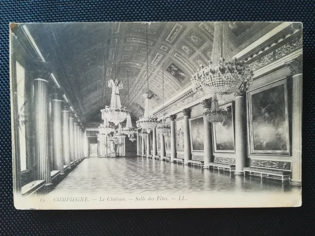CPA 60 Compiègne - Le Château - Salle des Fêtes
