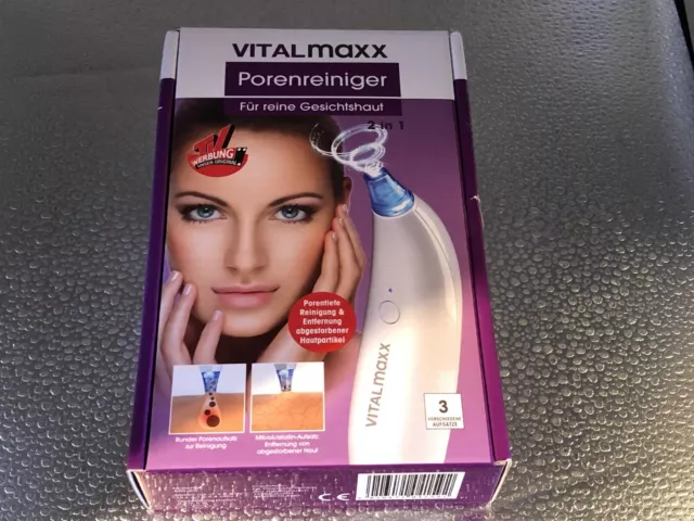 VITALMAXX Porenreiniger 2in1 für reine Gesichtshaut