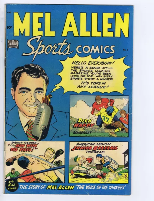 Mel Allen Sports Comics #5 (#1) Standard  1949